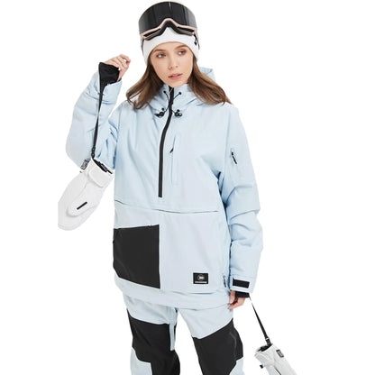 SNOWVERB Womens Mens Insulated Waterproof Snowboarding Mountain Jackets with Hood Skiing Coat Snowboard Winter Ski Jacket